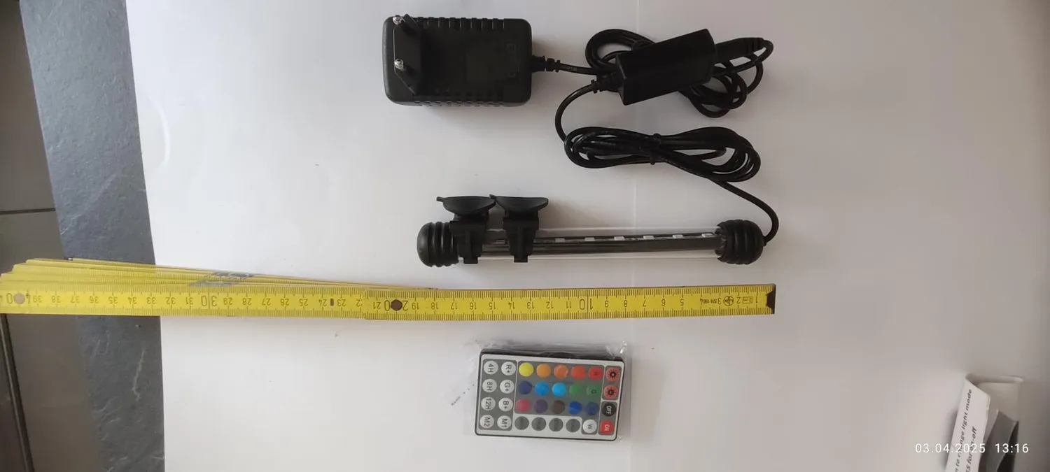 Pawfly 19cm luce LED acquario 1,8W con telecomando