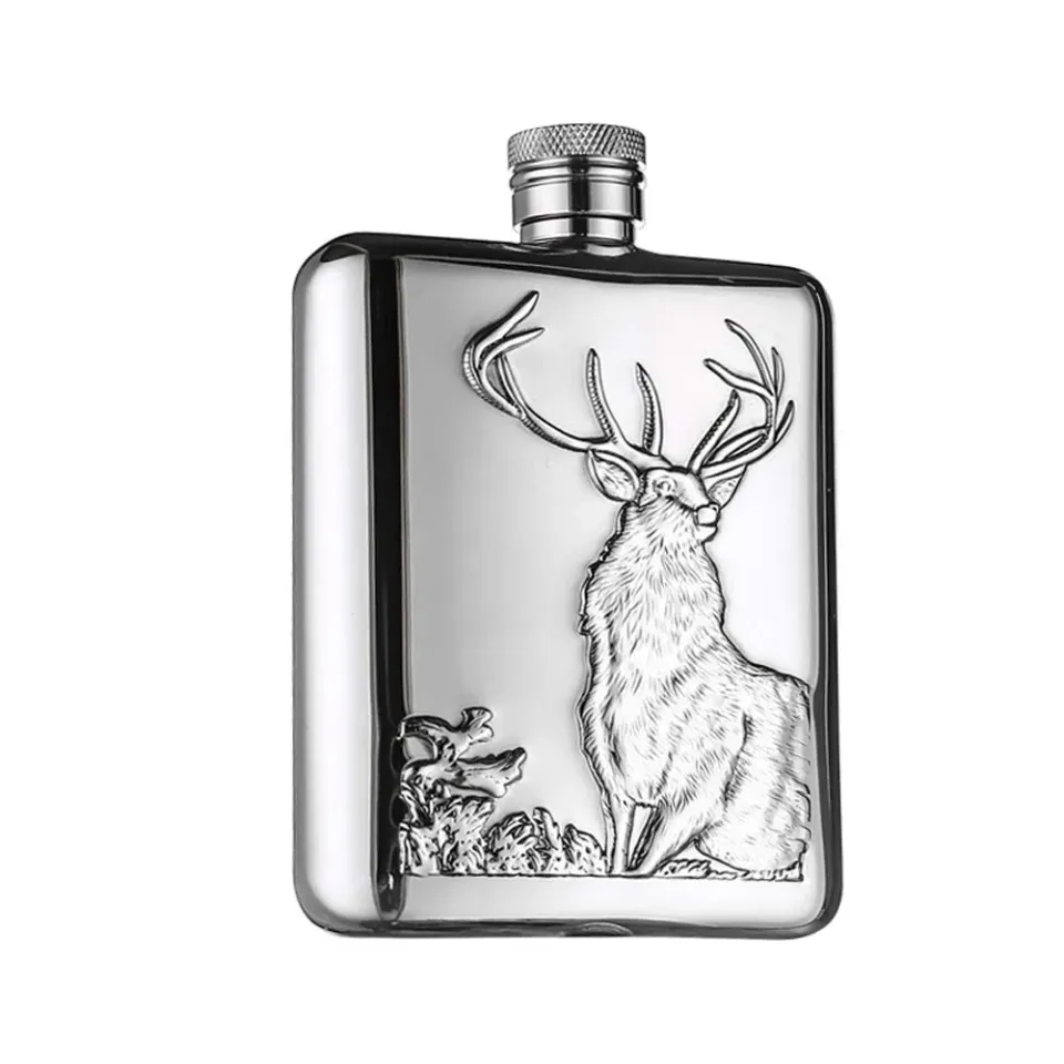 Londafish Fiaschetta Cervo 170ml Acciaio Whisky Tasca