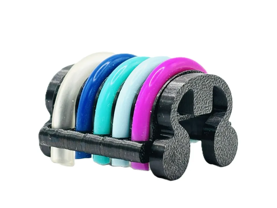 Moby Lab Holder Tubi Dosometrica CO2 vetro 3-12 mm nero