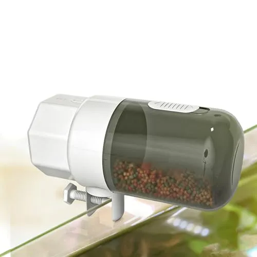 Londafish Distributore Automatico Cibo Pesci 350 ml Timer a Batteria