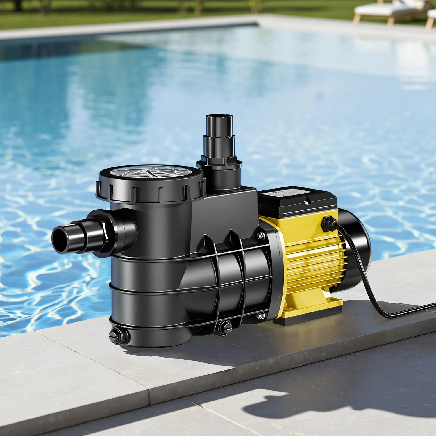 SunSun Pompa Piscina 7500 l/h 380W con Filtro