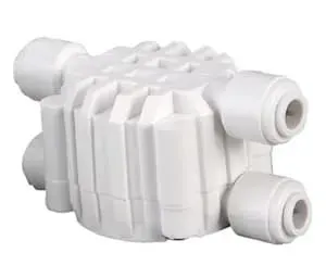 Aquariatech Valvola shut-off 4 vie osmosi 1/4 per accumulo