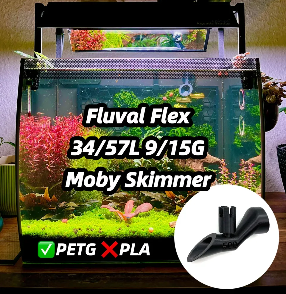 Moby Lab Skimmer superficie per Fluval Flex 34L 57L