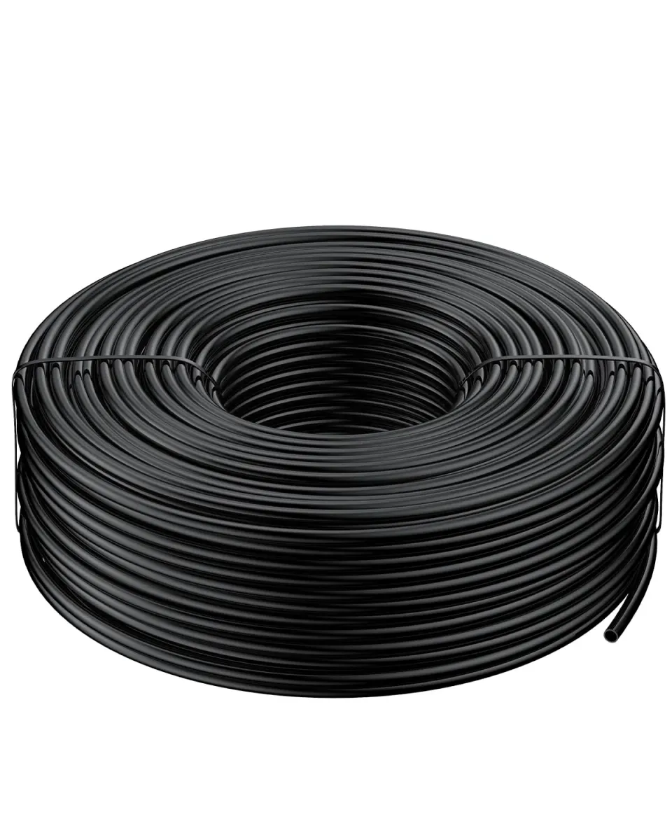 Pawfly Tubo Irrigazione a Goccia 61m 4x6mm in PE Nero Micro