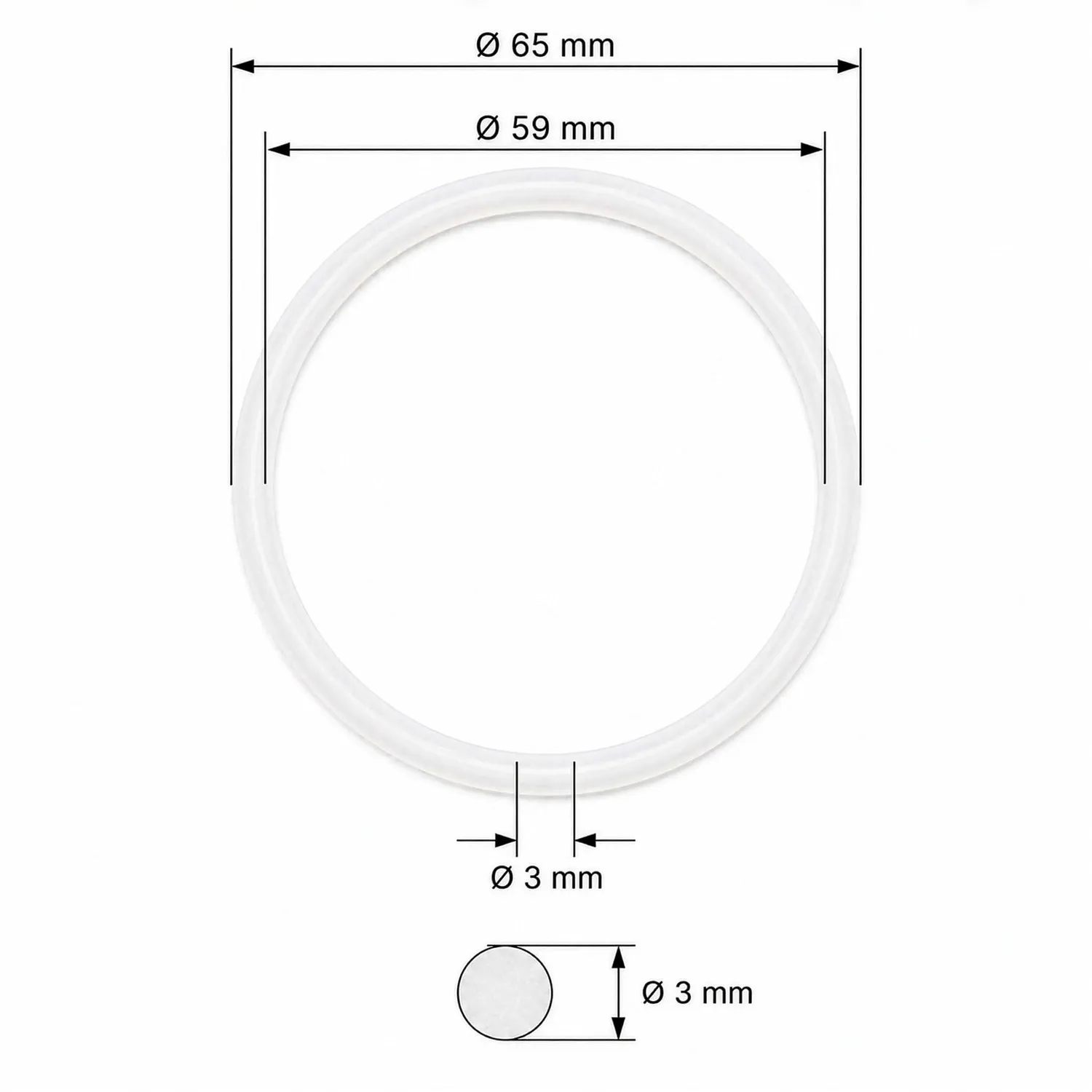 SunSun CPF-180 250 guarnizione lampada UV 2 pezzi