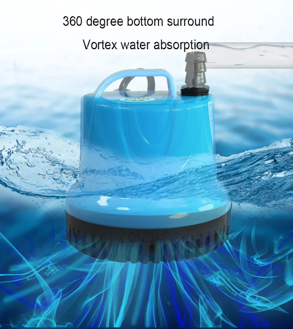 LONDAFISH Pompa Acquario Blu 15W 1080 l/h
