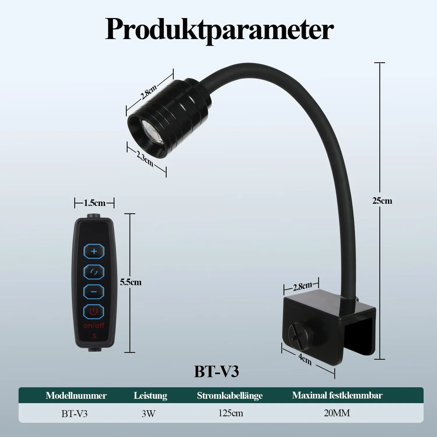 boxtech LED 3W faretto acquario COB 3 luci nano vasche