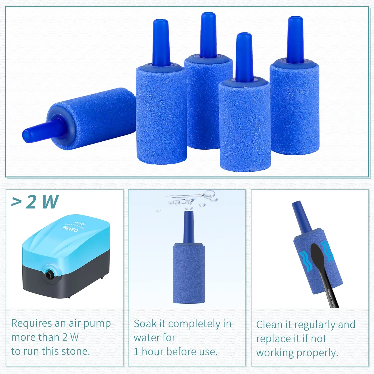 Pawfly ASC-025B diffusore aria blu 2,5 cm 12 pezzi