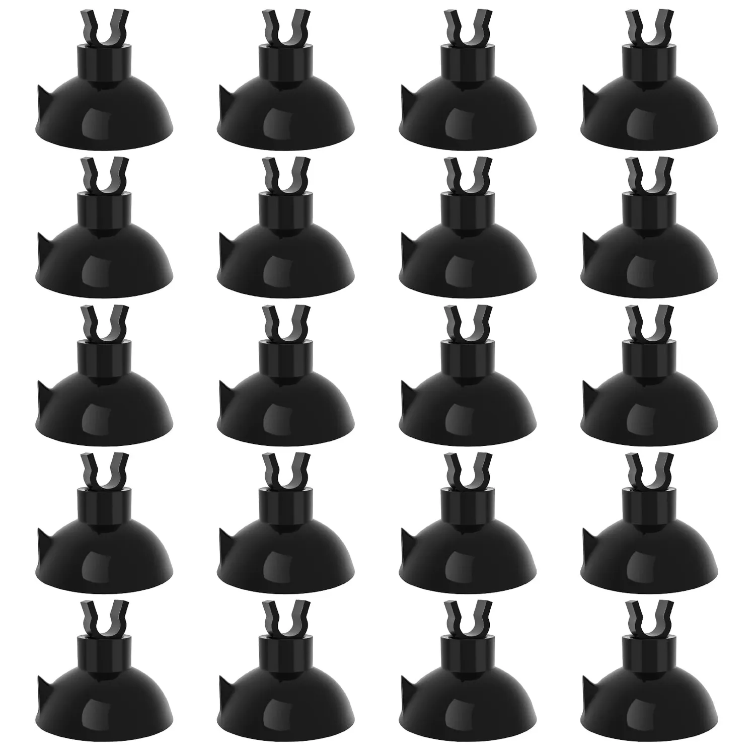 Pawfly Ventose Bianche Tubo Aria 4-6 mm 20 Pezzi