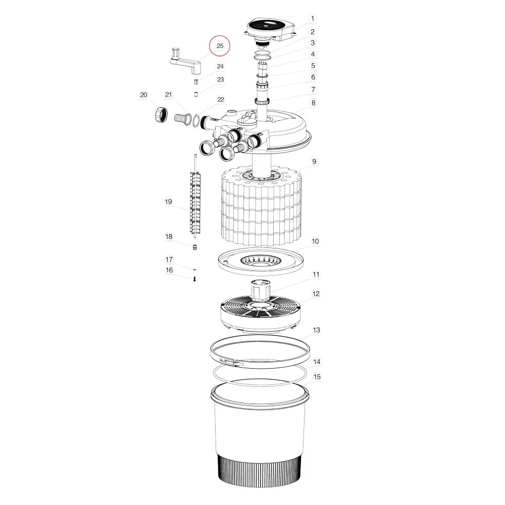 SunSun CPF Maniglia Filtro a Pressione per CPF-20000/30000