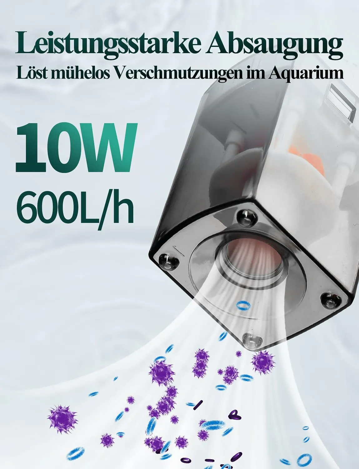 boxtech Filtro Interno Acquario 10W 600 l/h