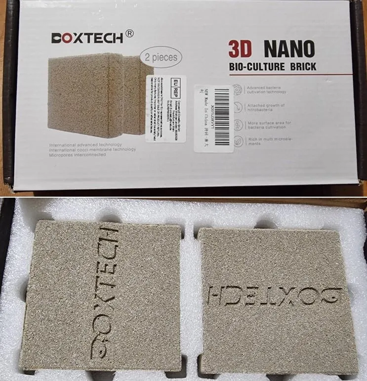 Boxtech media filtrante ceramico 2 pz filtrazione biologica