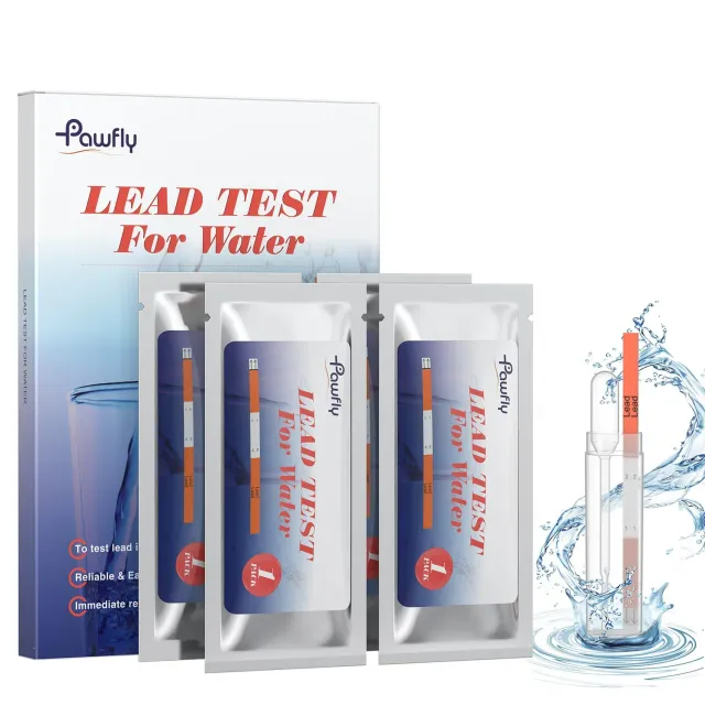 Pawfly kit test piombo acqua potabile 4 pz fino a 5 ppb