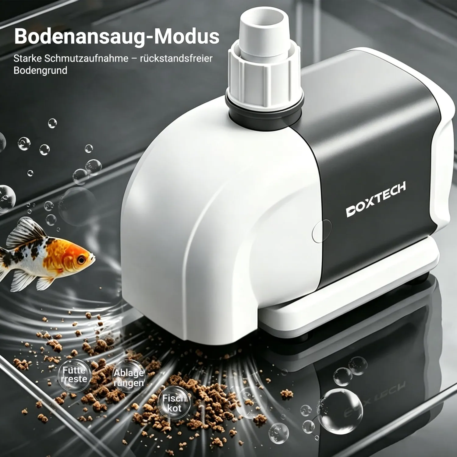 Boxtech pompa acquario 1000 l/h 15W regolabile multifunzione