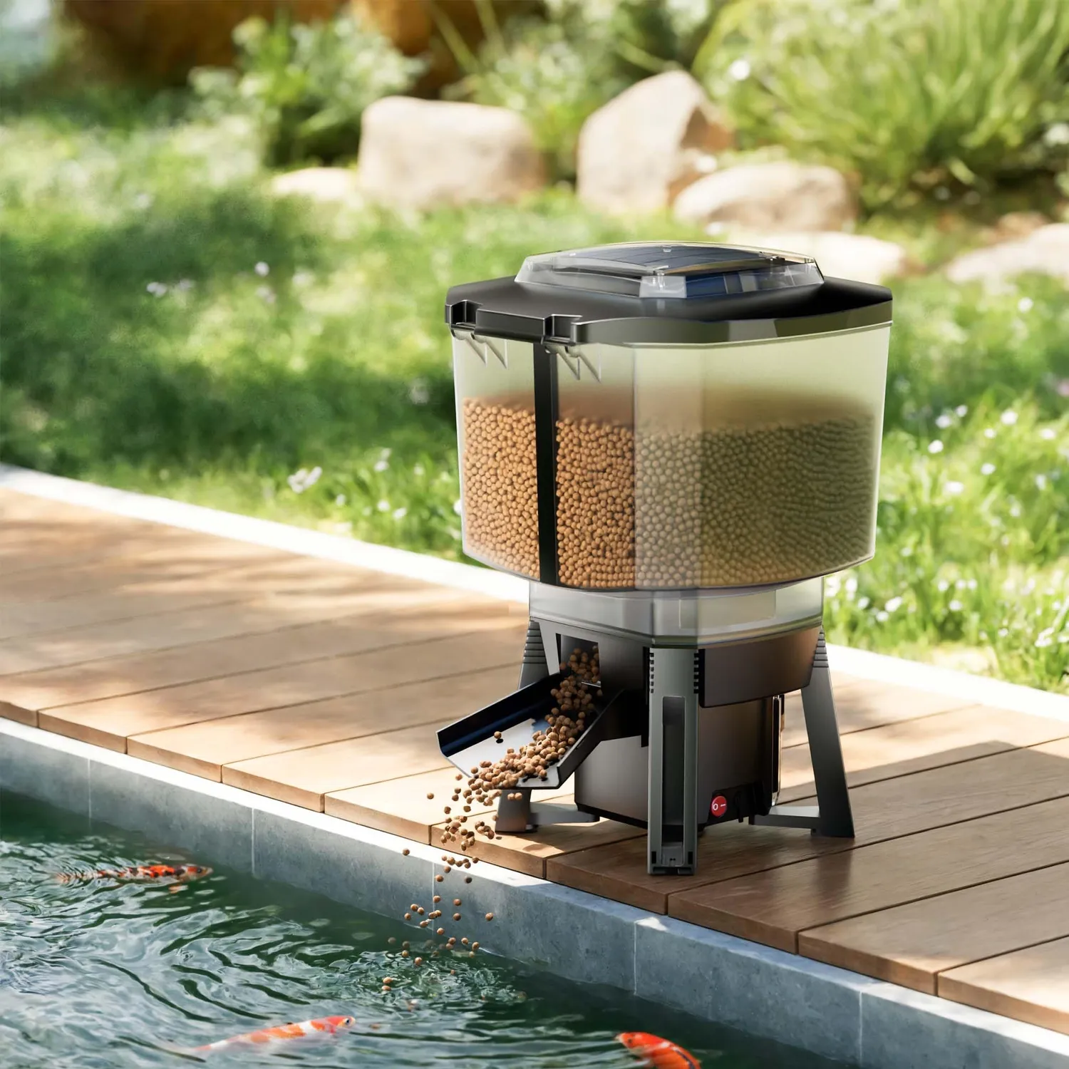 SunSun CFF-212 Mangiatoia Pesci Solare 12 L