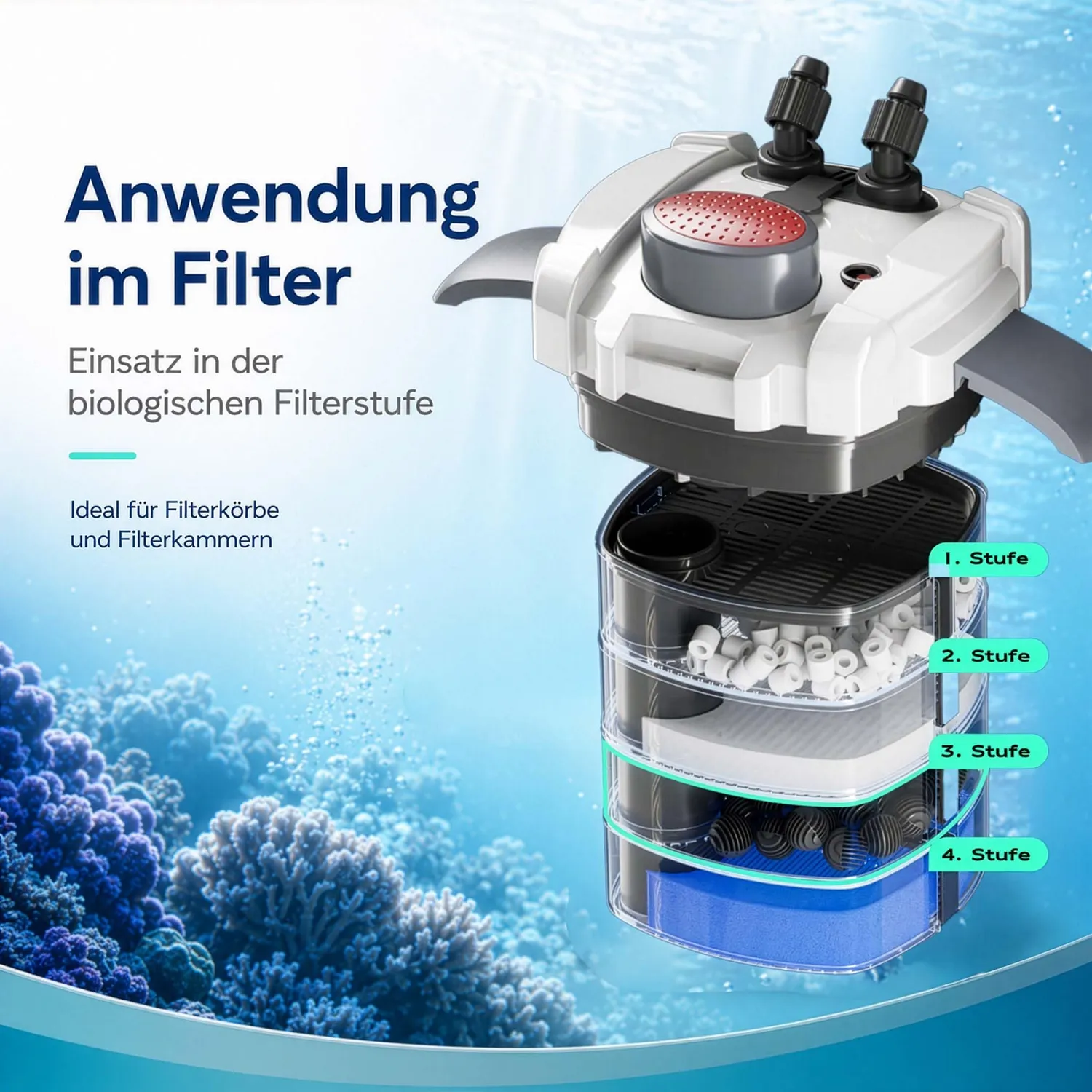 SunSun HW-302 bio balls filtro esterno 40 pezzi