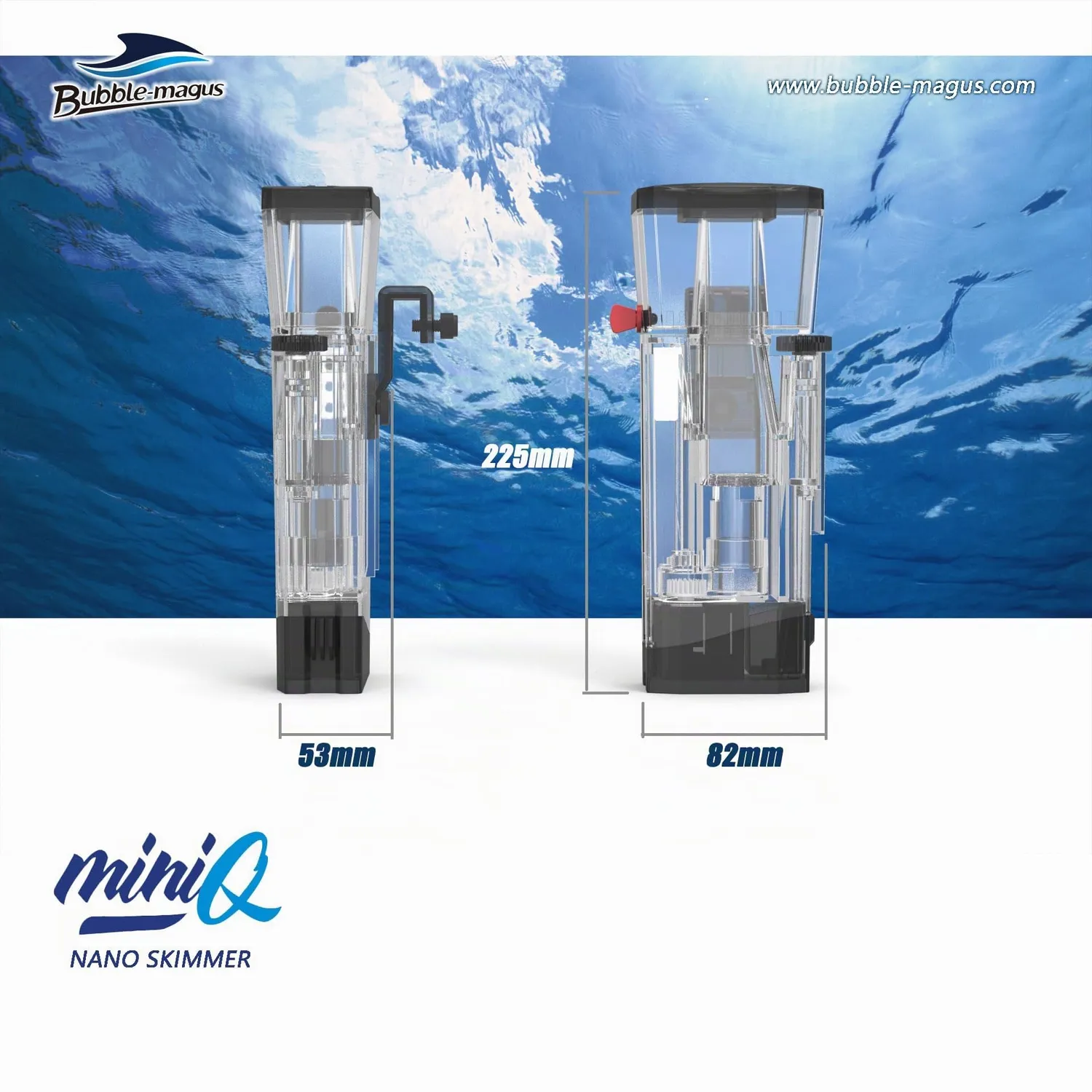 Bubble Magus BM Q Mini schiumatoio marino interno 75L appeso