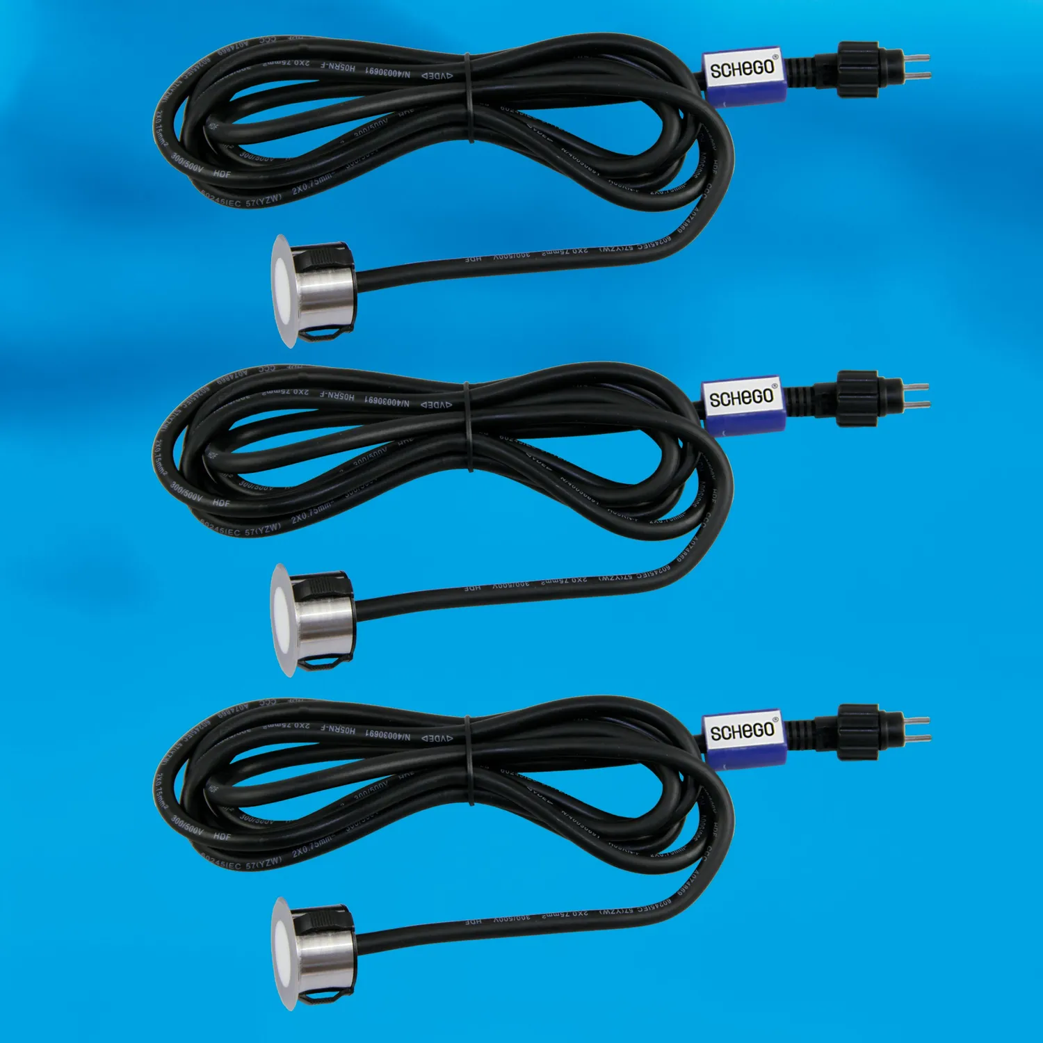 Schego schegoLUX-base set 3 mini luci bianche 12 V