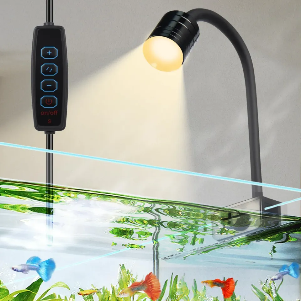 boxtech LED 3W faretto acquario COB 3 luci nano vasche