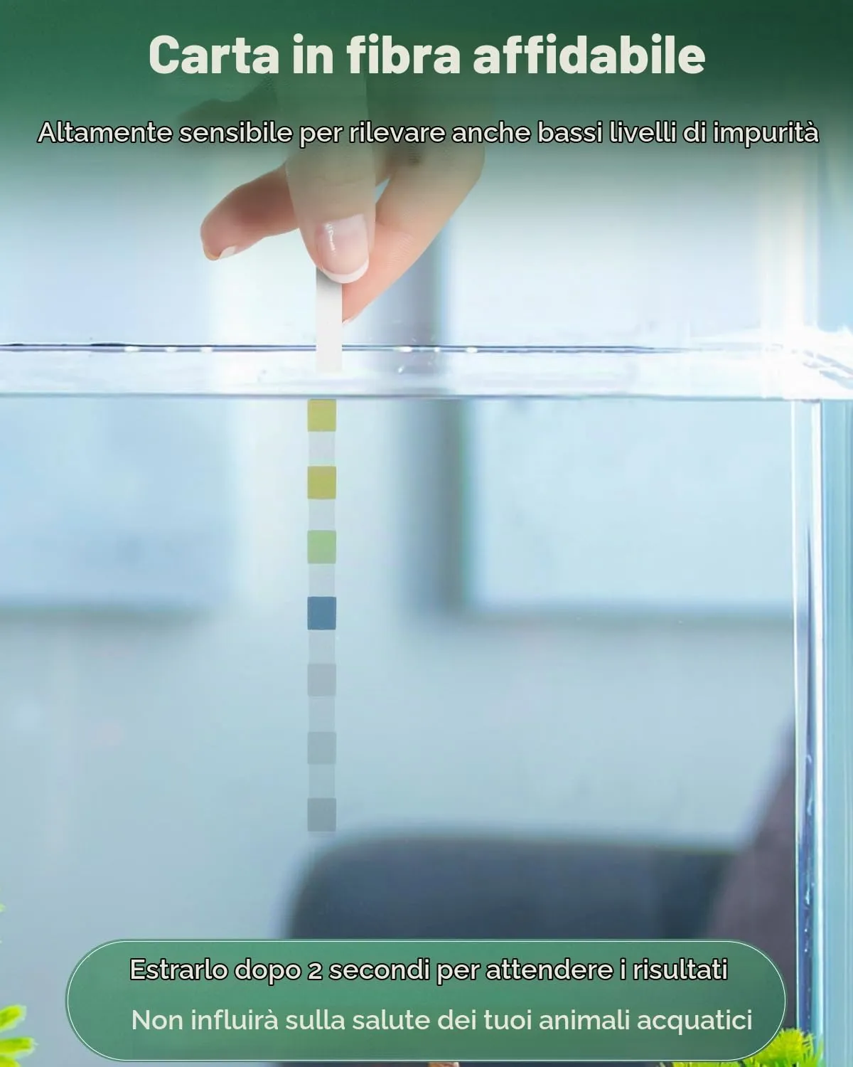 Pawfly 7 in 1 strisce test acquario 100 pz 7 parametri