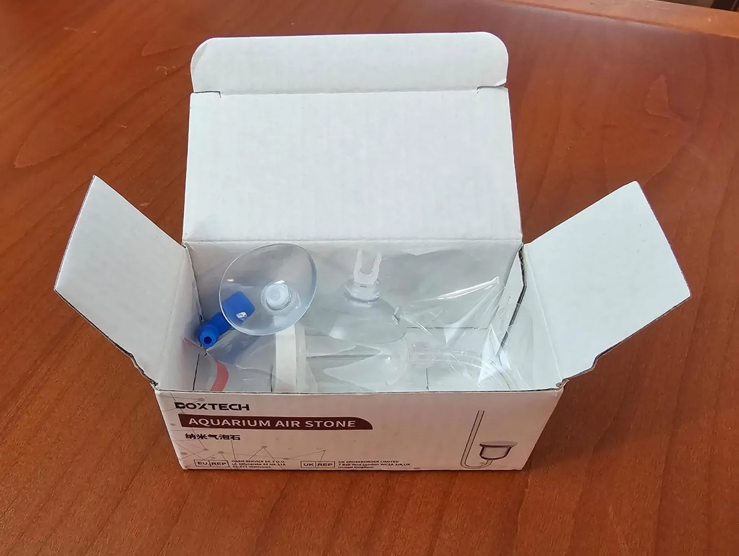 boxtech Pietra Aria Acquario Diffusore Nano 25 mm con Valvola