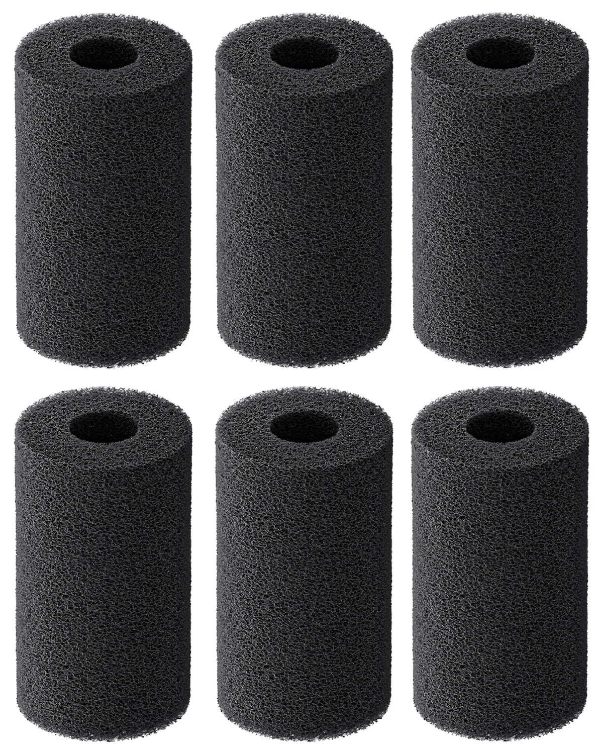Pawfly spugne pre-filtro acquario 1,5 cm 12 pezzi anti-aspirazione