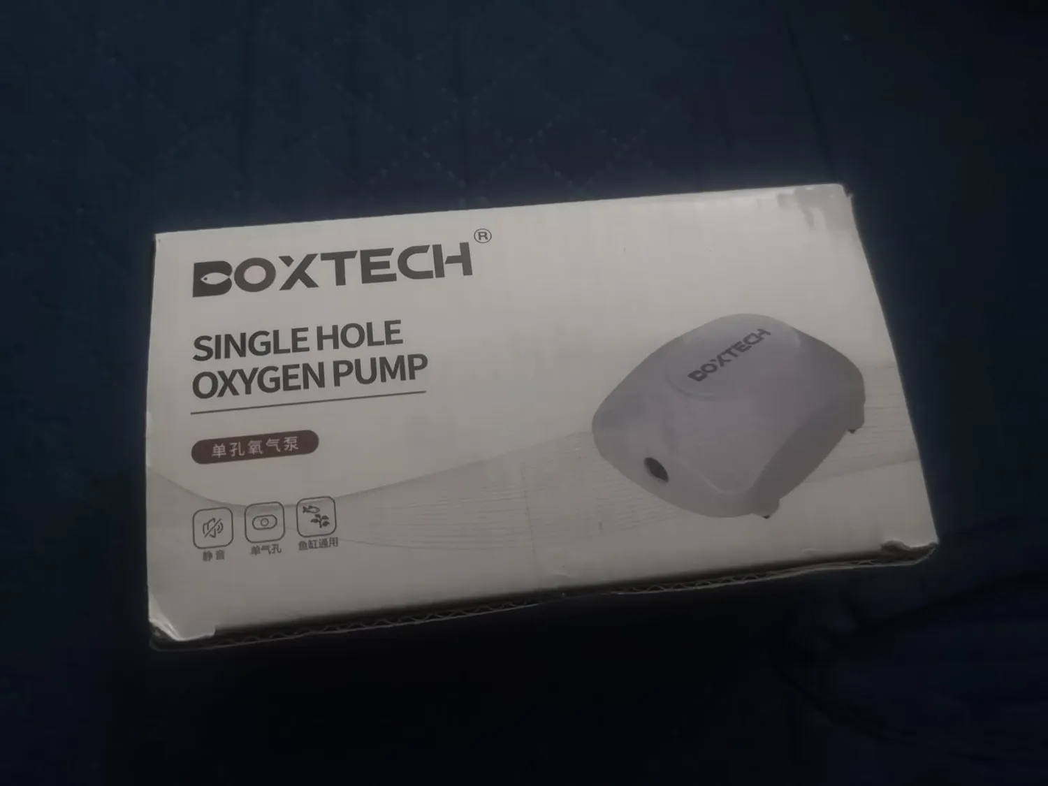 boxtech mini aeratore acquario 1,5W kit pietra aria
