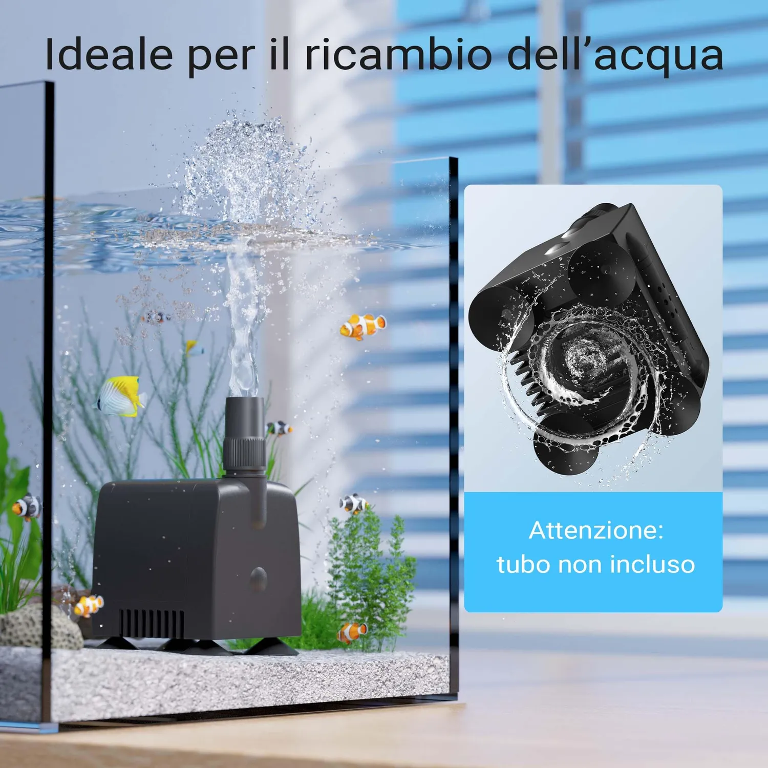 SunSun JP-032 pompa acquario 600 l/h 8 W