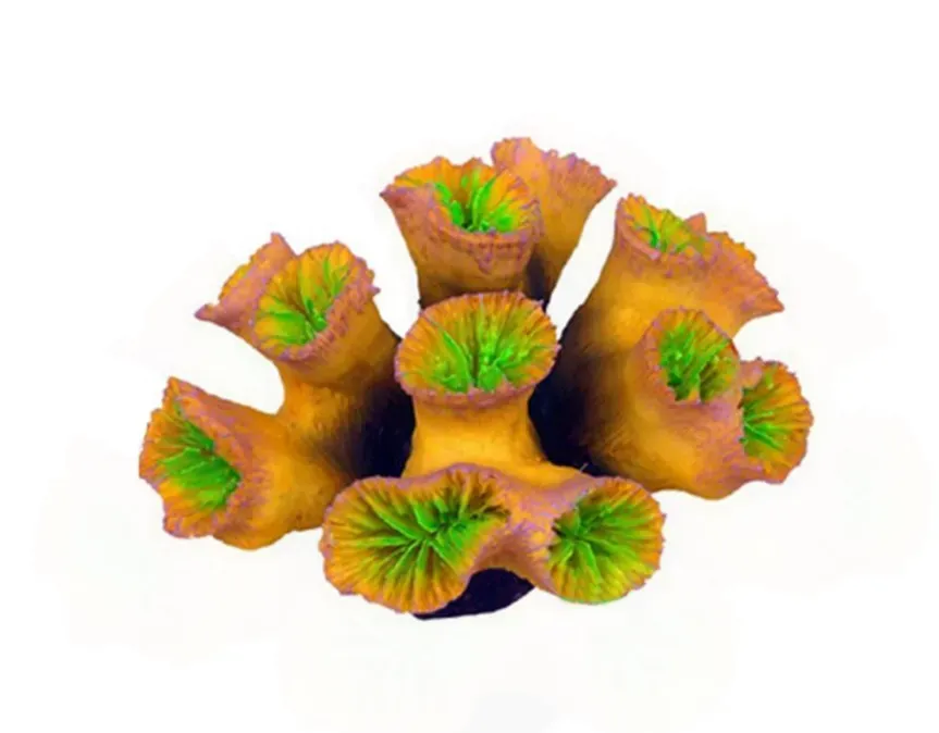 Aquariatech Corallo Euphyllia Yellow Large Resina 13cm
