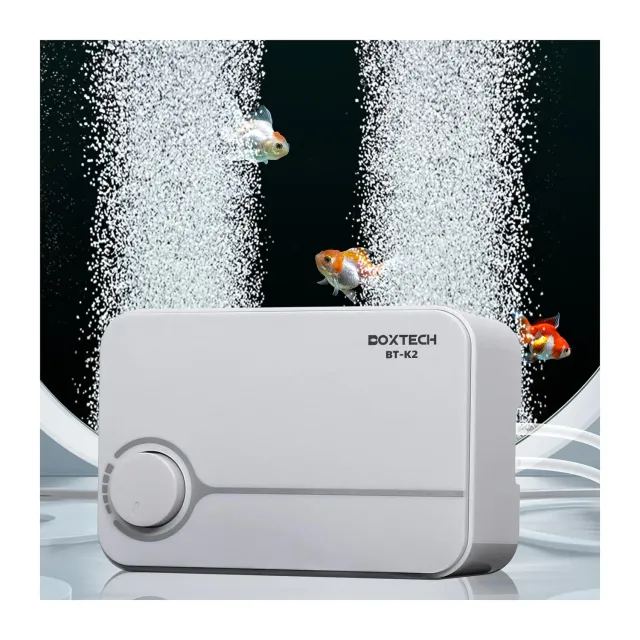 Boxtech Pompa Aria Acquario 2 Uscite 5W Silenziosa