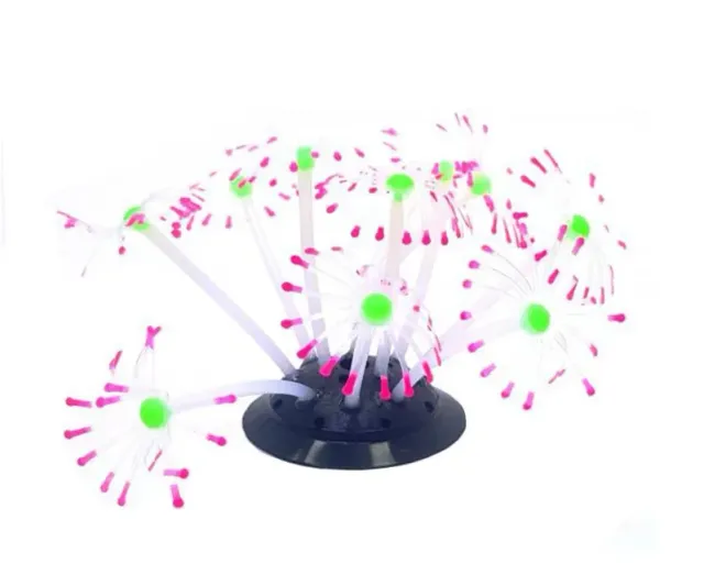 Aquariatech Decorazione 12P silicone fluorescente 11x11x8cm