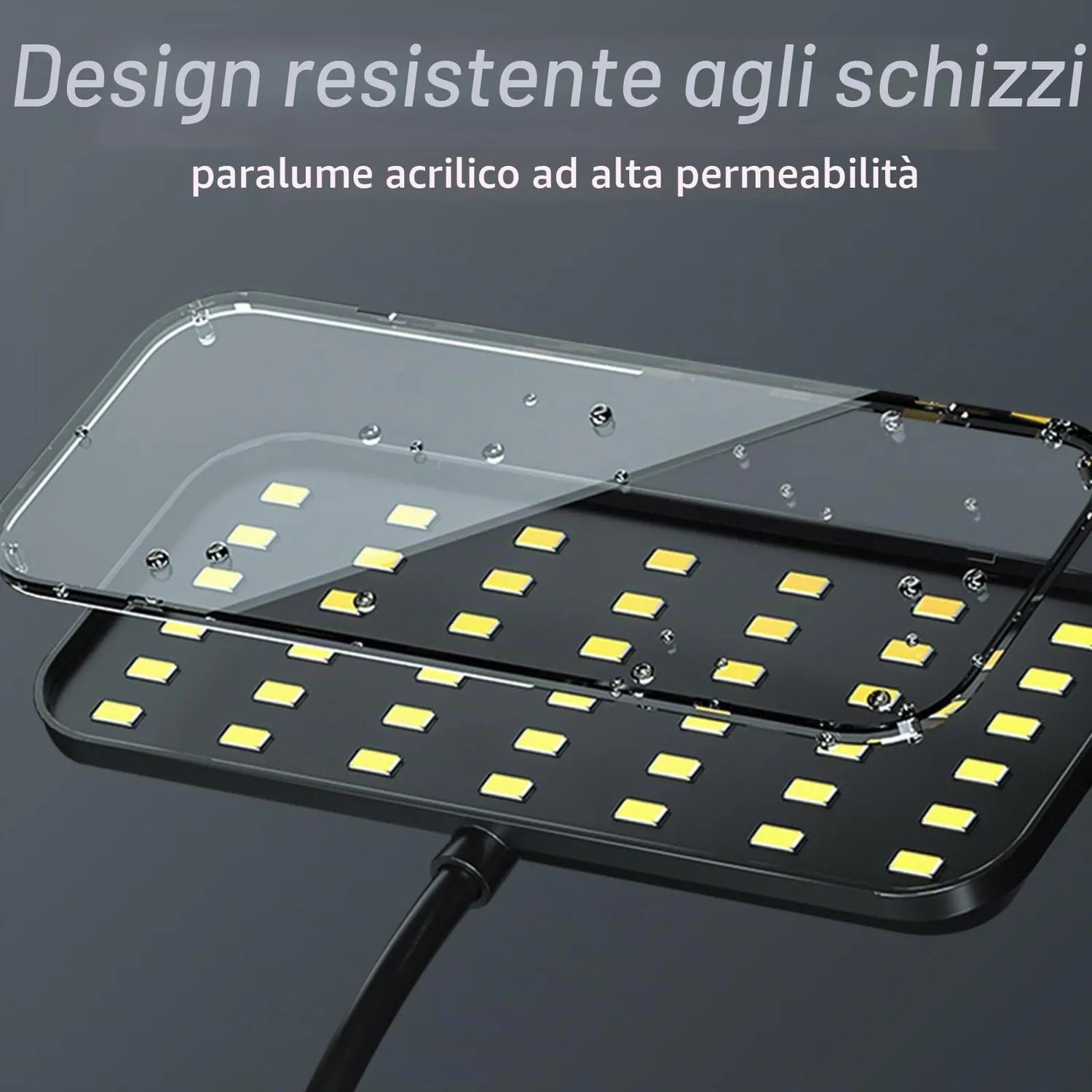 boxtech Lampada LED Acquario 8W Spettro Completo Clip