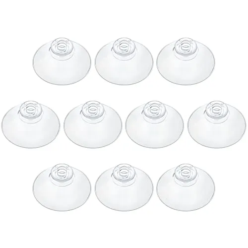 Pawfly Ventose Trasparenti 4,5 cm 10 Pezzi Multiuso