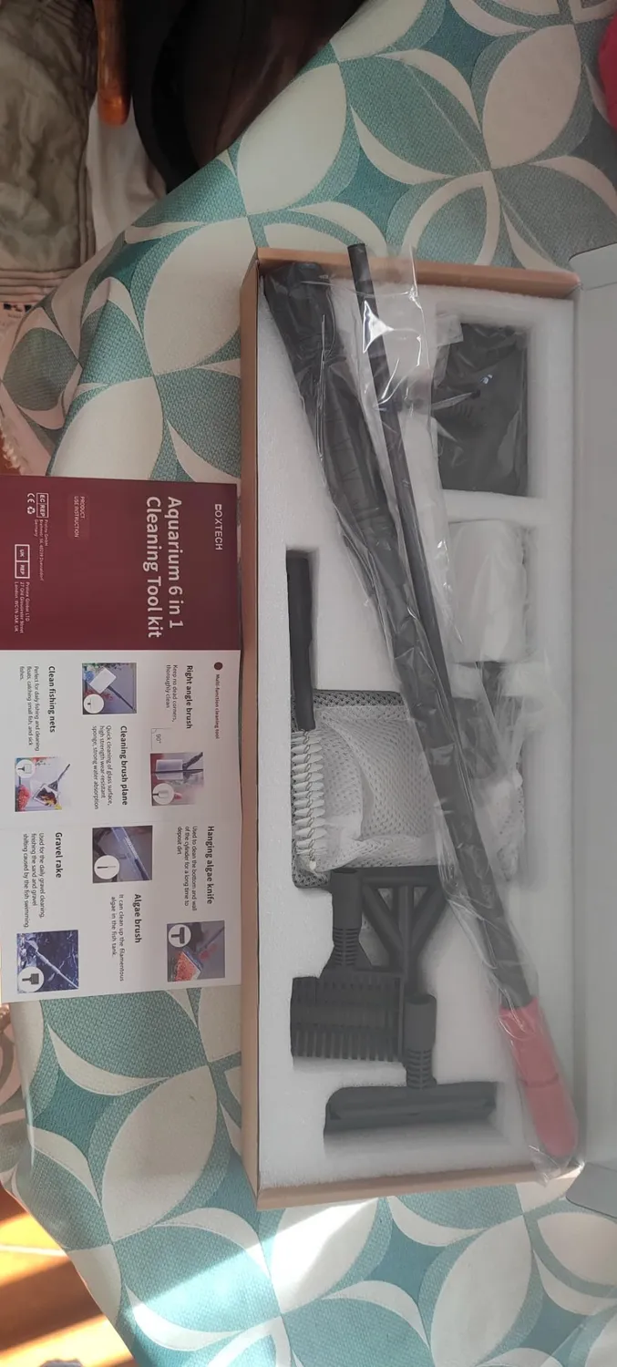 Boxtech 6 in 1 kit pulizia acquario manuale