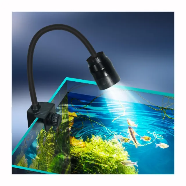 Boxtech lampada LED acquario zoom 10W 3 colori fascio