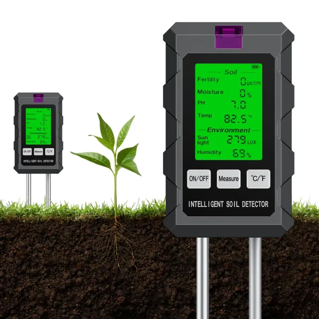 Pawfly Tester Terreno 6 in 1 Digitale con pH