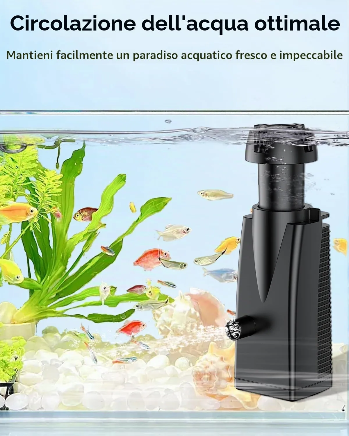 Pawfly Skimmer Superficie 300 L/H 4W per 350 L