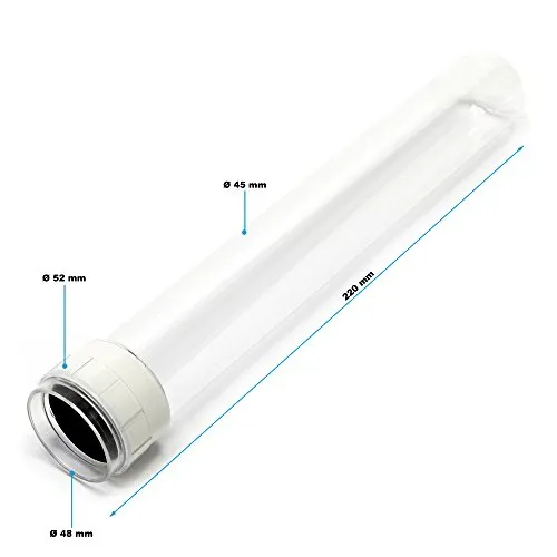 SunSun Tubo Vetro Quarzo CPF-5000 CPF-10000 Ricambio