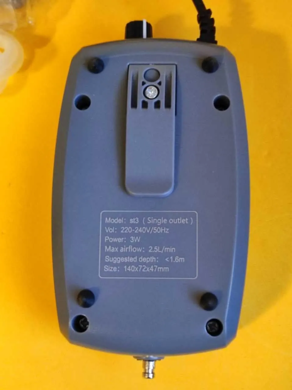 Boxtech aeratore acquario regolabile 3W doppia uscita