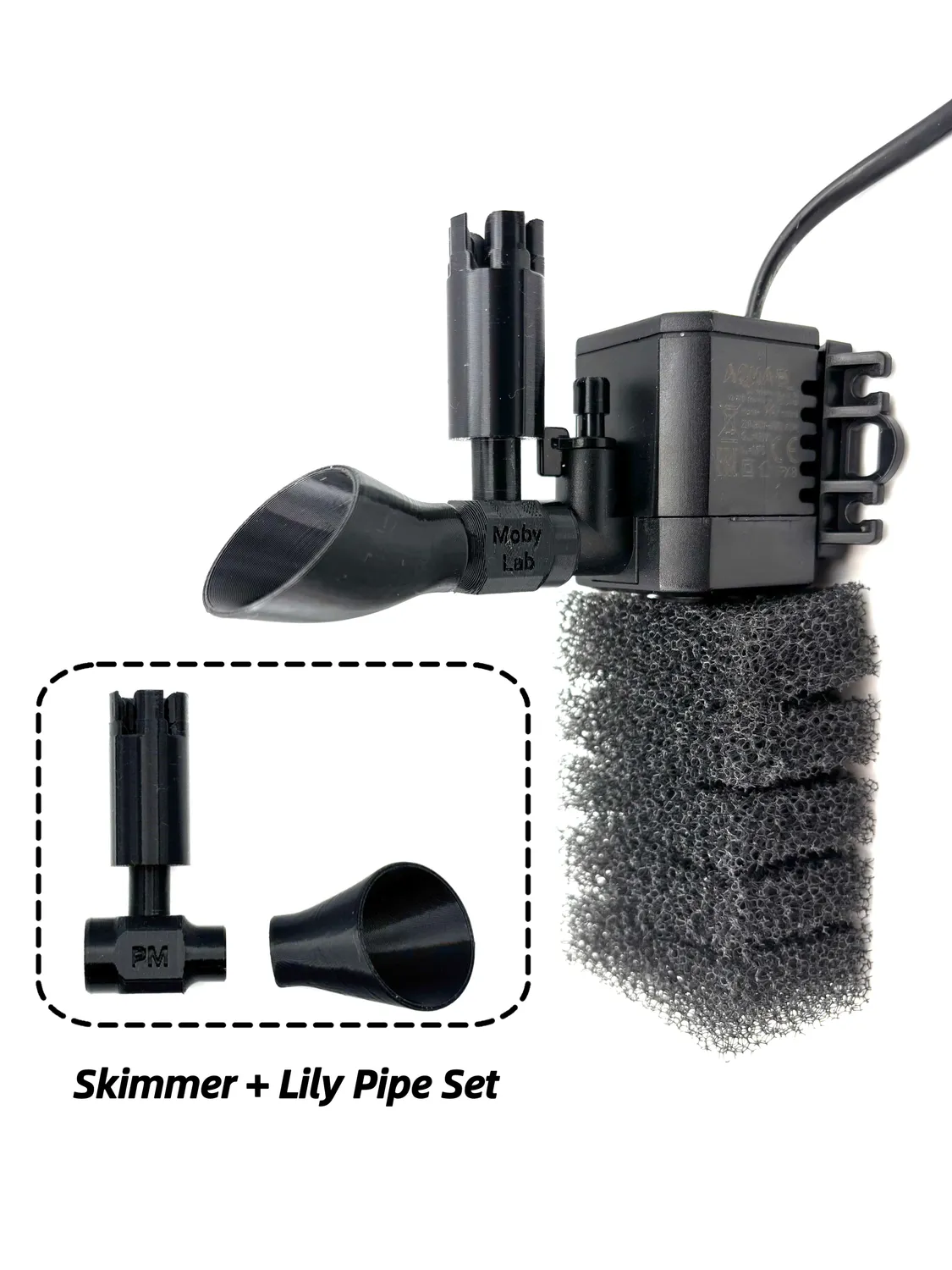 Moby Lab Skimmer Superficie Aquael Pat Mini Solo Skimmer
