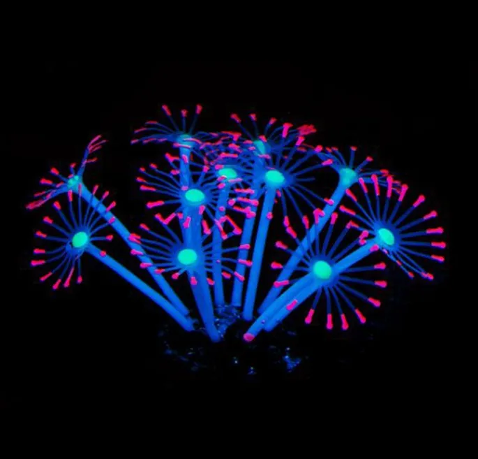 Aquariatech Decorazione 12P silicone fluorescente 11x11x8cm