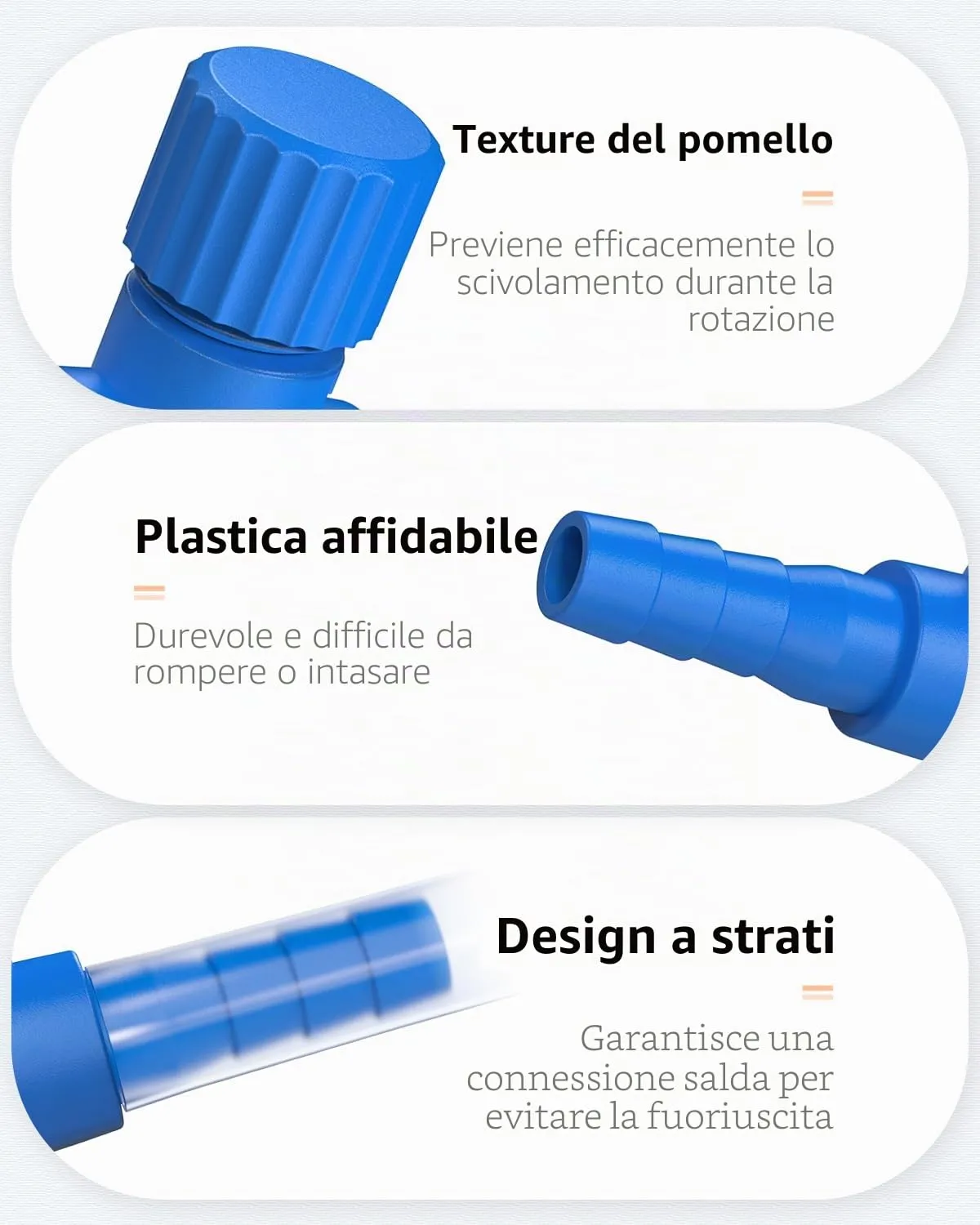 Pawfly Valvola Aria Acquario Blu 5 mm 10 Pezzi