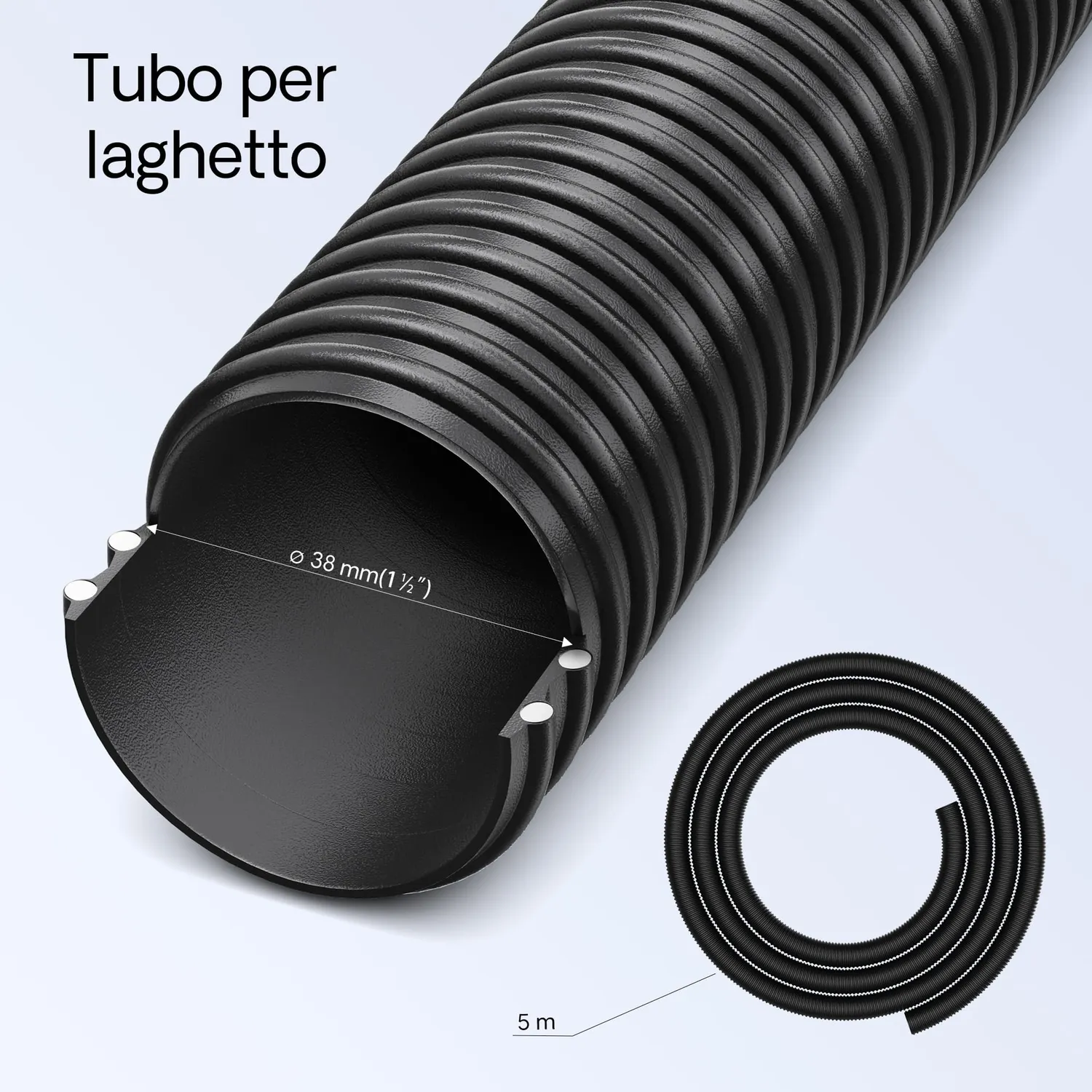 SunSun CPF-20000 set filtro laghetto pompa 6000 tubo 5m
