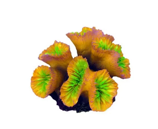Aquariatech Corallo Resina Euphyllia Yellow Medium 10x10x6cm