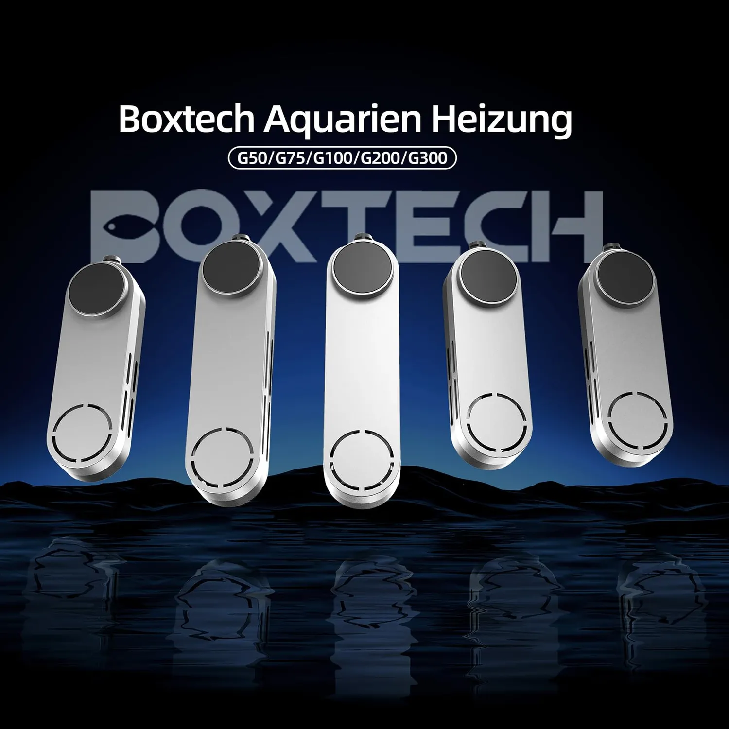 boxtech riscaldatore acquario 100W 35-80 L display