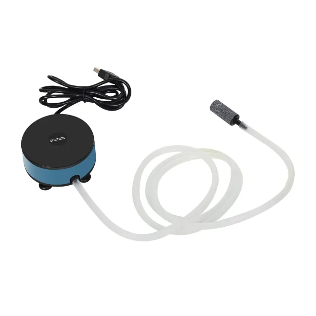 Boxtech pompa aria acquario USB nano 7-30L con pietra