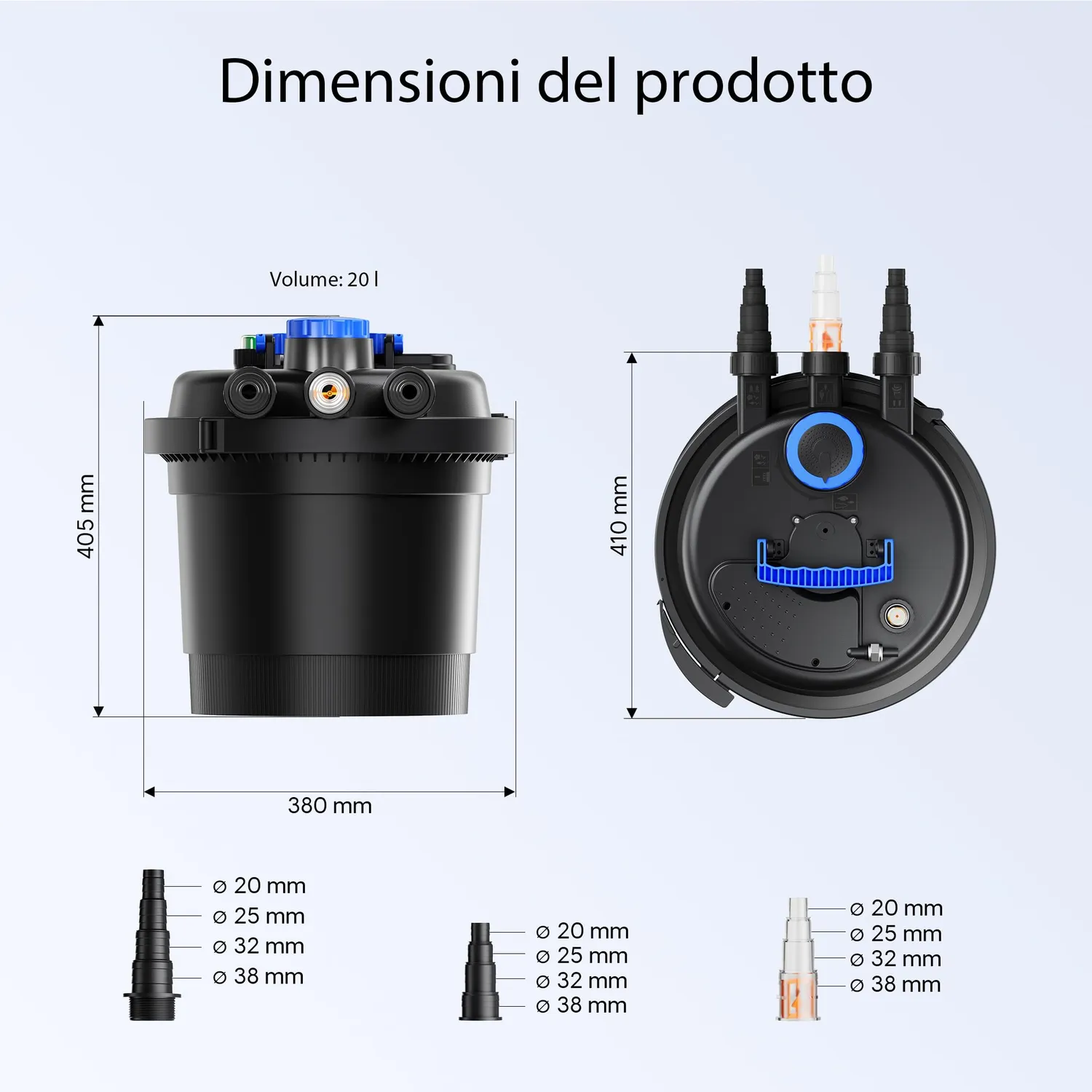 SunSun CPF-180 NEO-2800 set filtro laghetto 6000 l