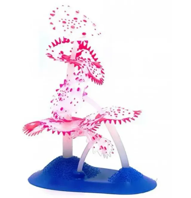 Aquariatech Decorazione Silicone Fluorescente 09P 11x7x15cm