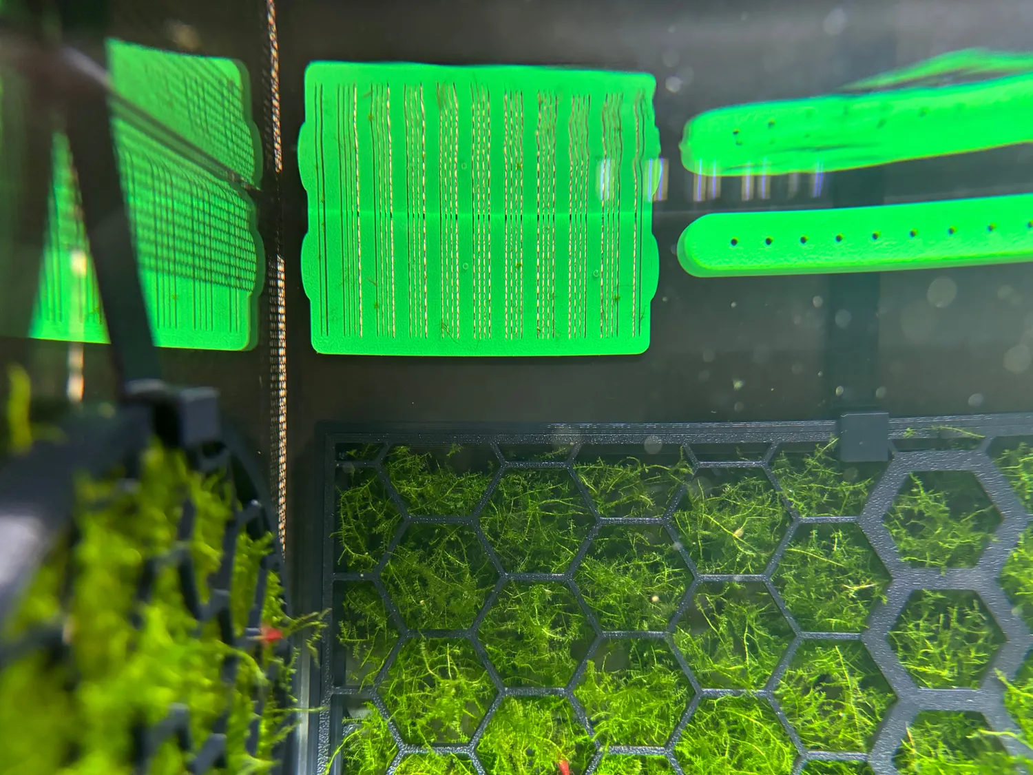 Moby Lab Griglie Aspirazione Fluval Flex 34L Nere in PETG