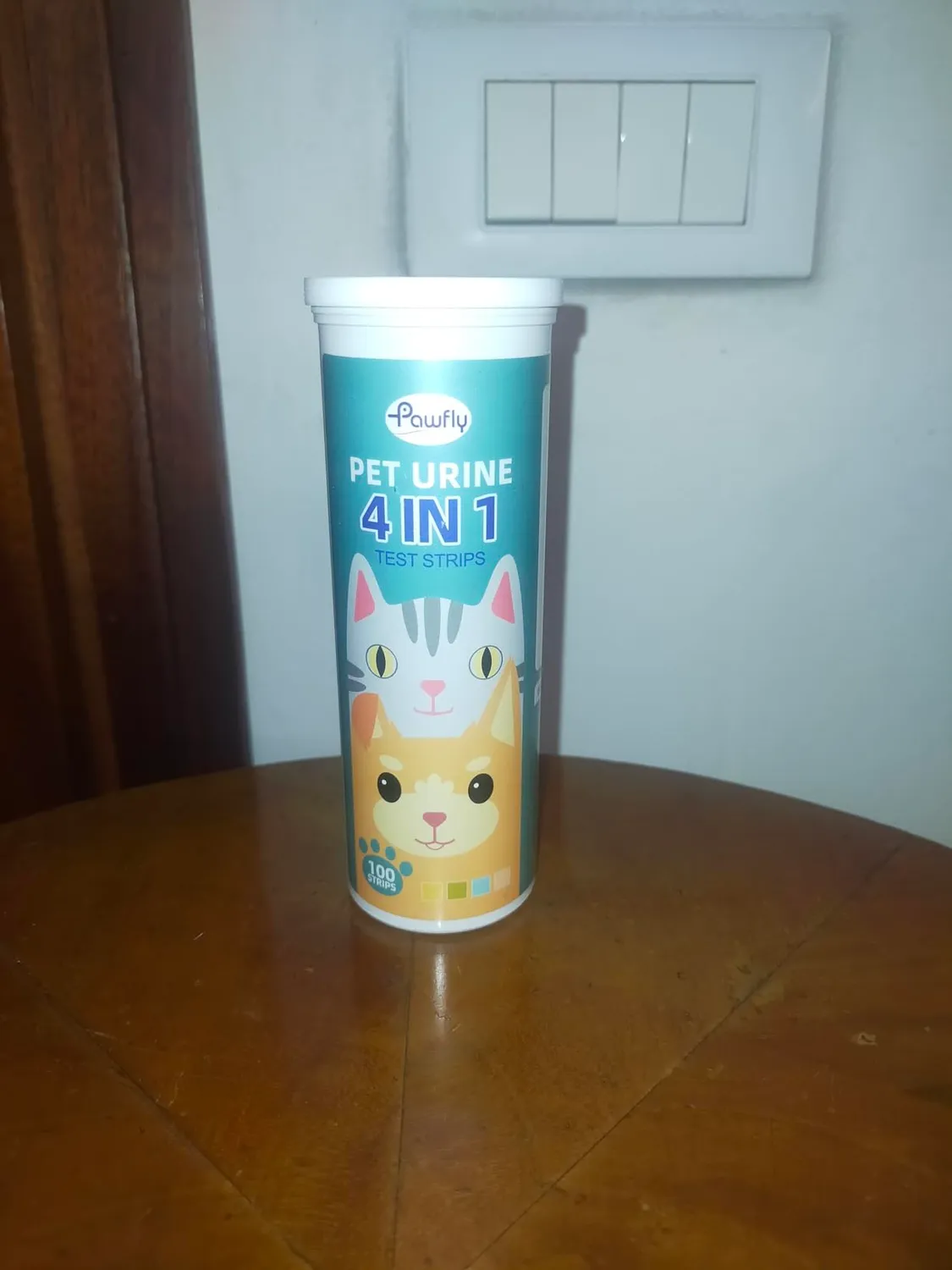 Pawfly Test Urine 4 in 1 100 Pezzi Cani e Gatti Diabete